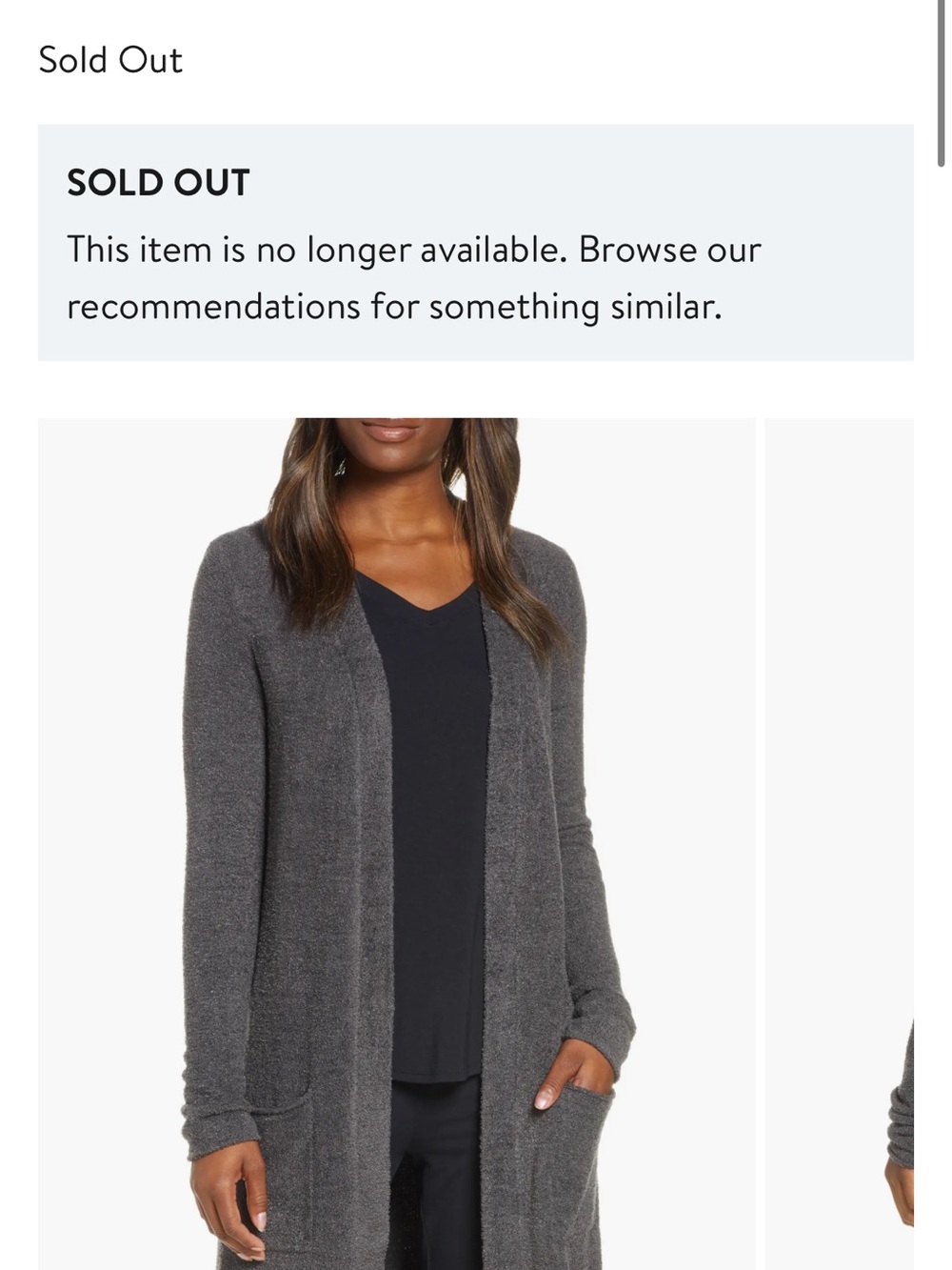 Barefoot Dreams Open-Front Duster Cardigan